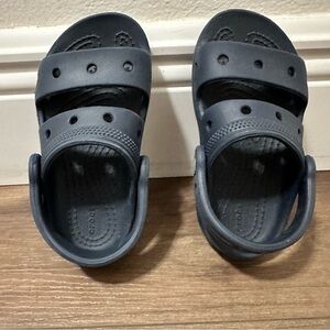 Kids Navy Blue Sandal Crocs
